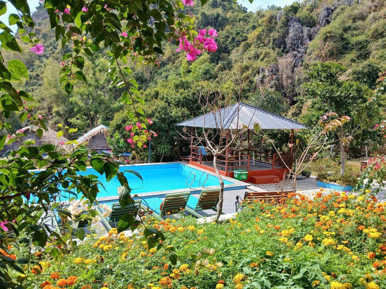 Catba Papillon Garden Bungalows & Resort Hien Hao Esterno foto
